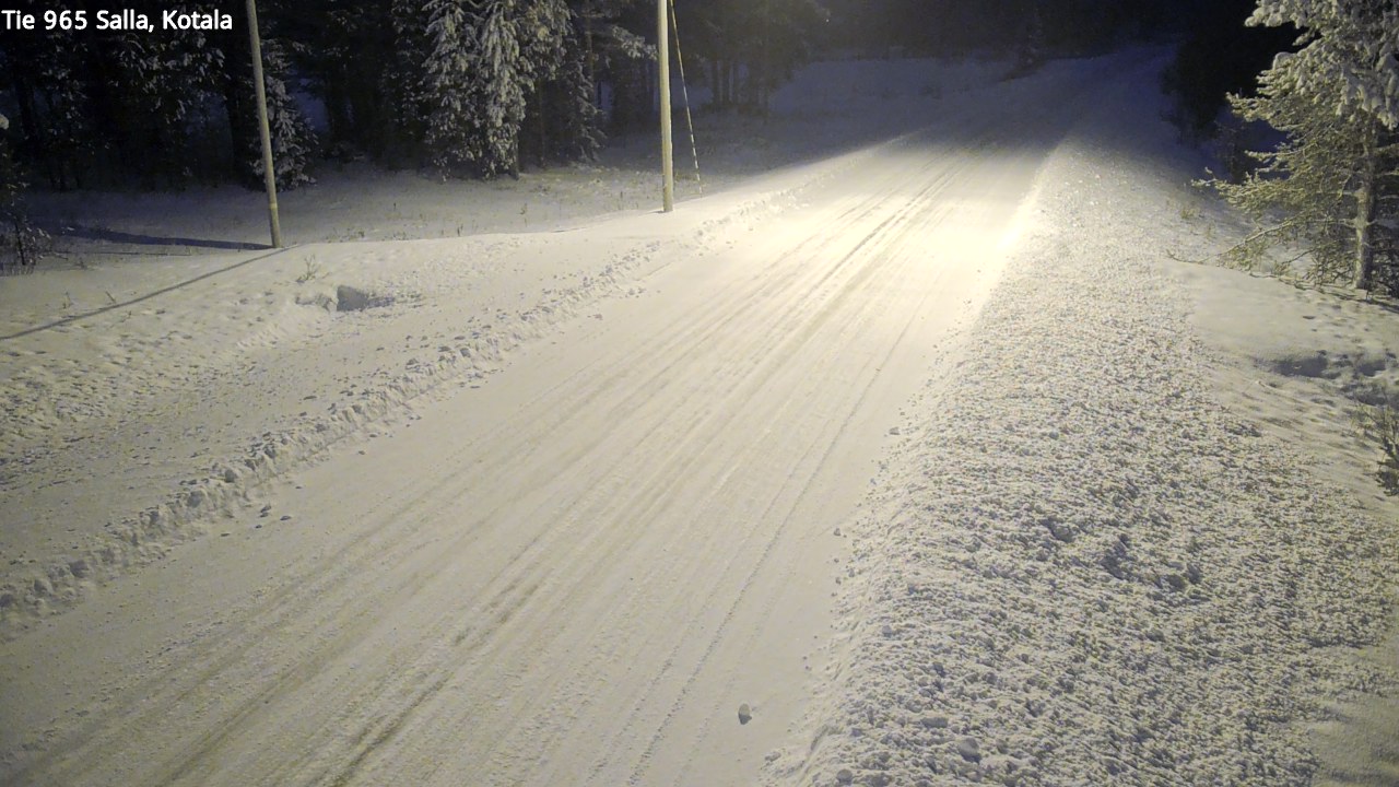 Weather Camera Image Väg 965 Salla, Kotala, Salla, Lappi