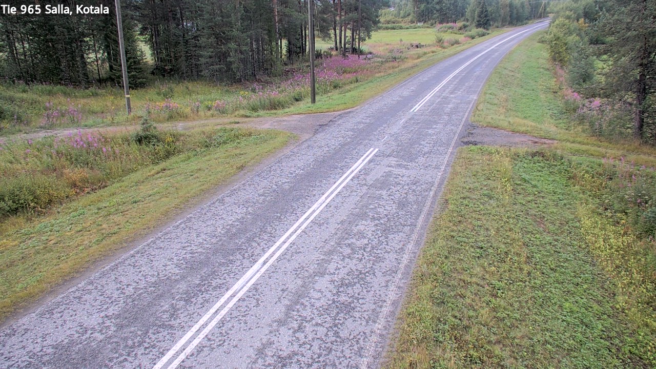 Weather Camera Image Väg 965 Salla, Kotala, Salla, Lappi