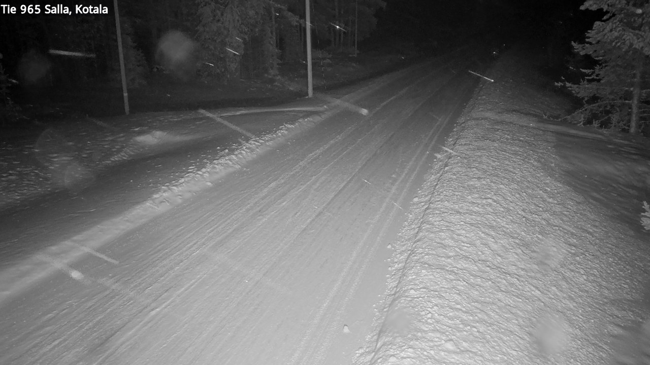 Weather Camera Image Väg 965 Salla, Kotala, Salla, Lappi