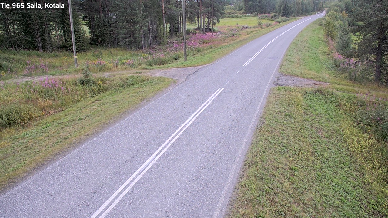 Weather Camera Image Väg 965 Salla, Kotala, Salla, Lappi