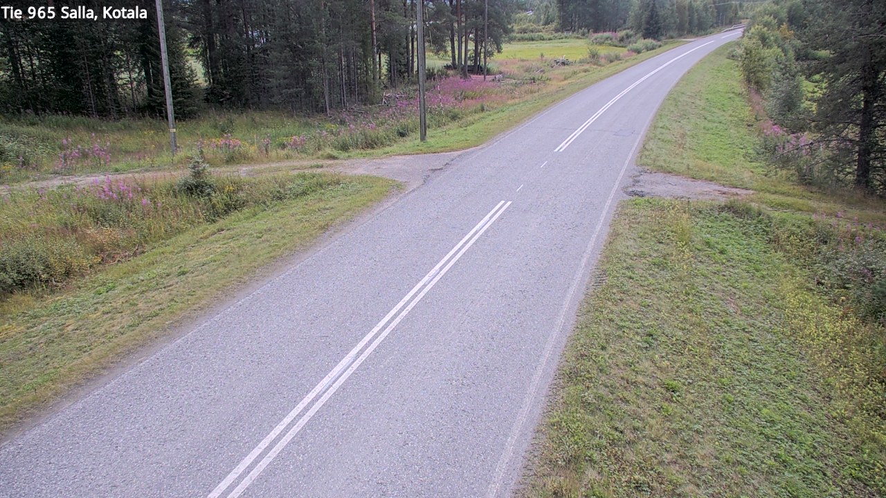 Weather Camera Image Väg 965 Salla, Kotala, Salla, Lappi