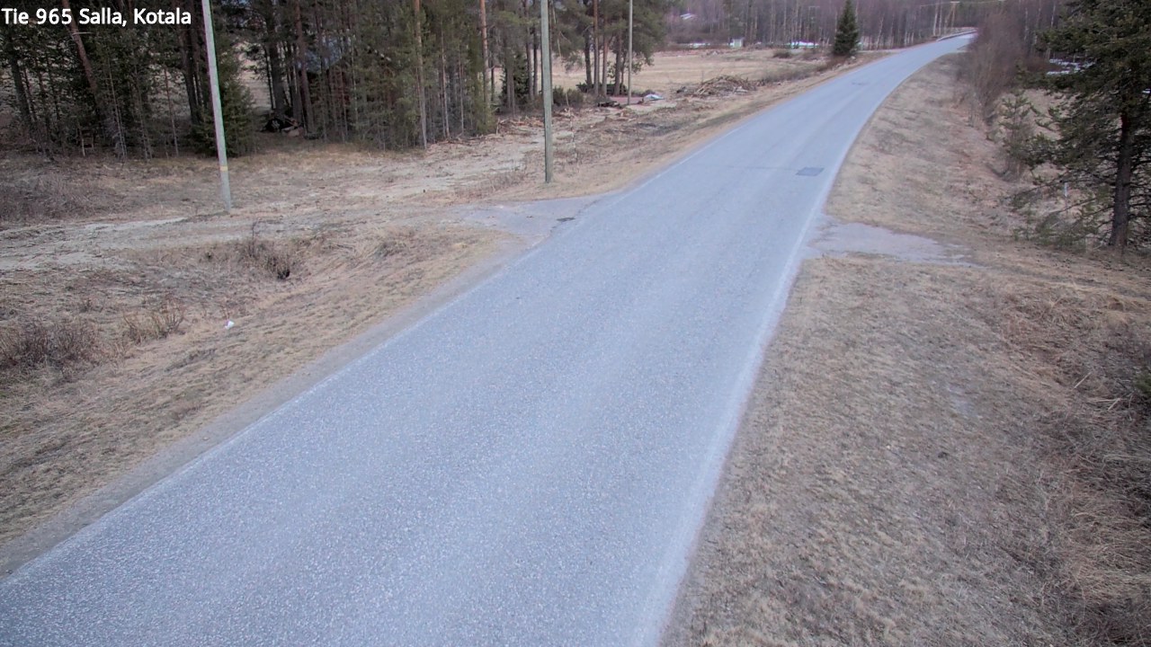 Weather Camera Image Väg 965 Salla, Kotala, Salla, Lappi