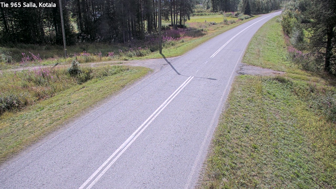 Weather Camera Image Väg 965 Salla, Kotala, Salla, Lappi