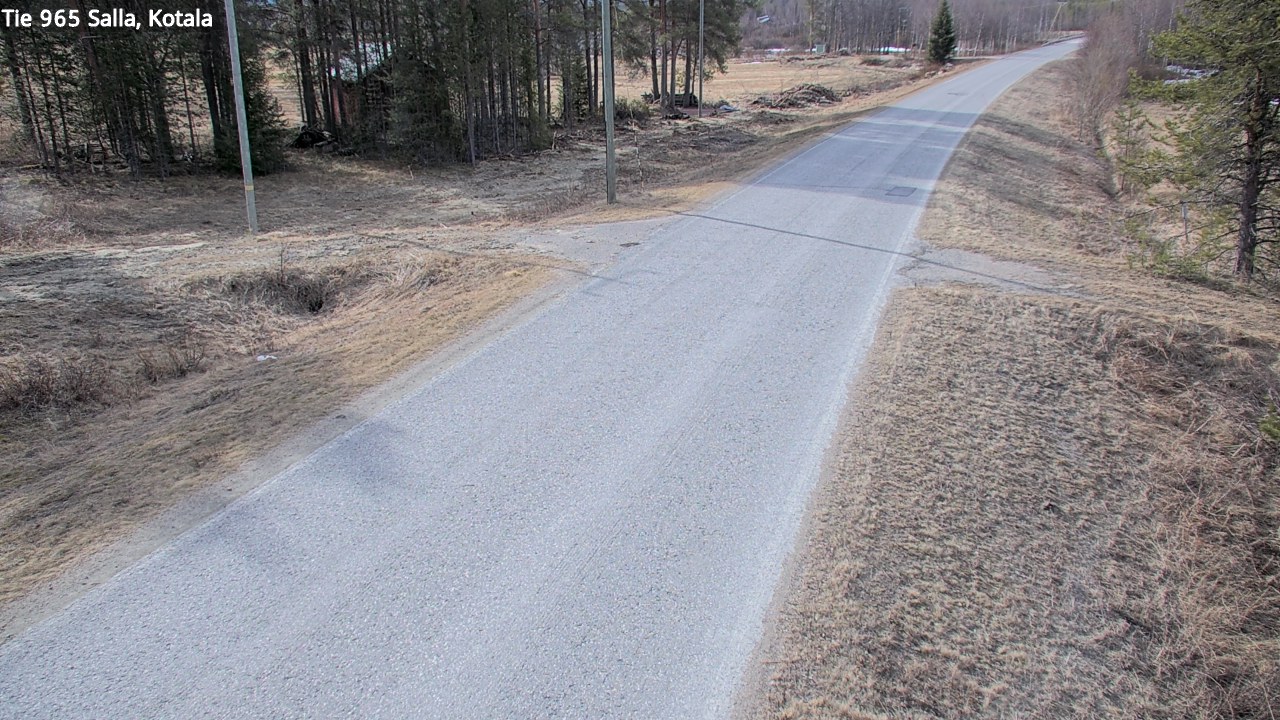 Weather Camera Image Väg 965 Salla, Kotala, Salla, Lappi