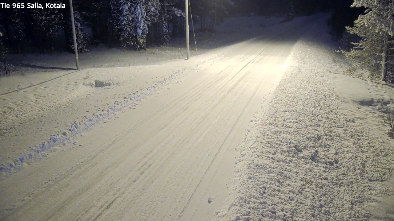 Weather Camera Image Väg 965 Salla, Kotala, Salla, Lappi
