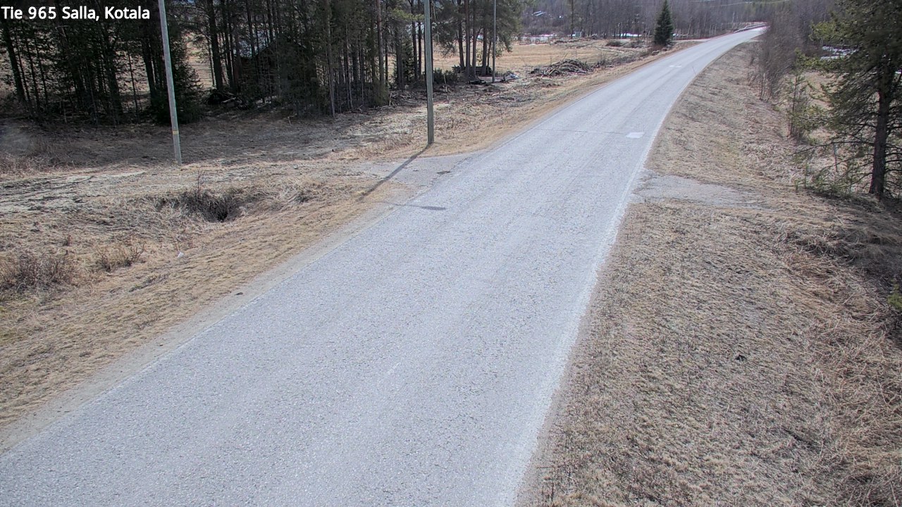 Weather Camera Image Väg 965 Salla, Kotala, Salla, Lappi