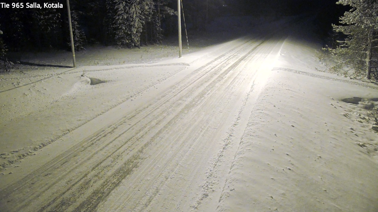 Weather Camera Image Väg 965 Salla, Kotala, Salla, Lappi