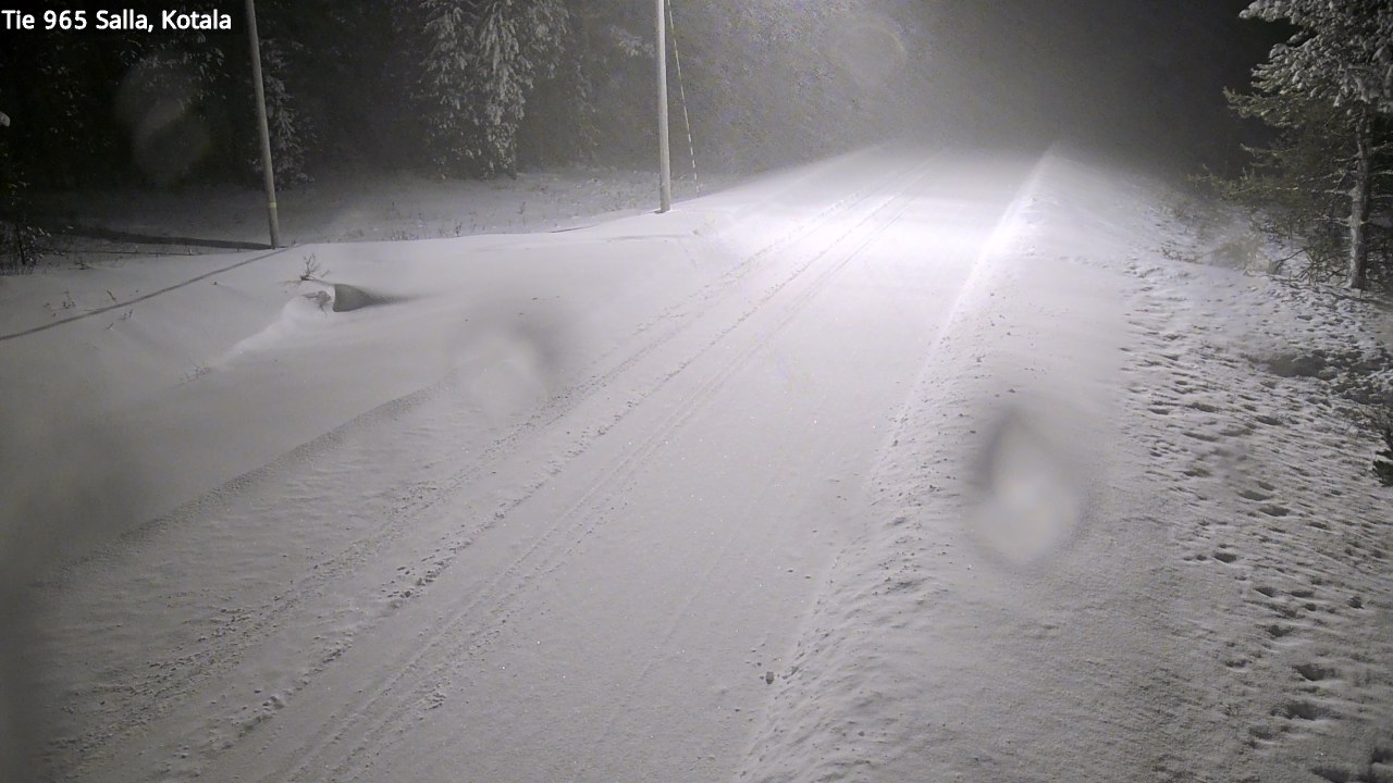 Weather Camera Image Väg 965 Salla, Kotala, Salla, Lappi