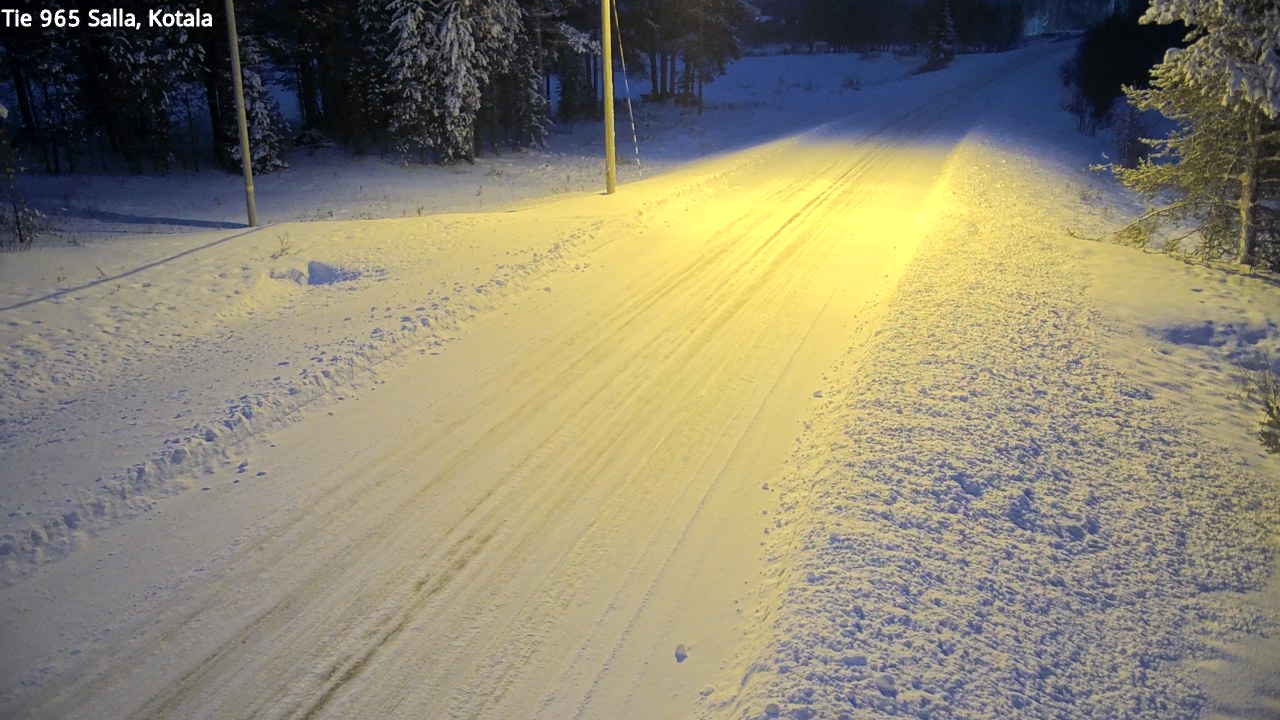 Weather Camera Image Väg 965 Salla, Kotala, Salla, Lappi