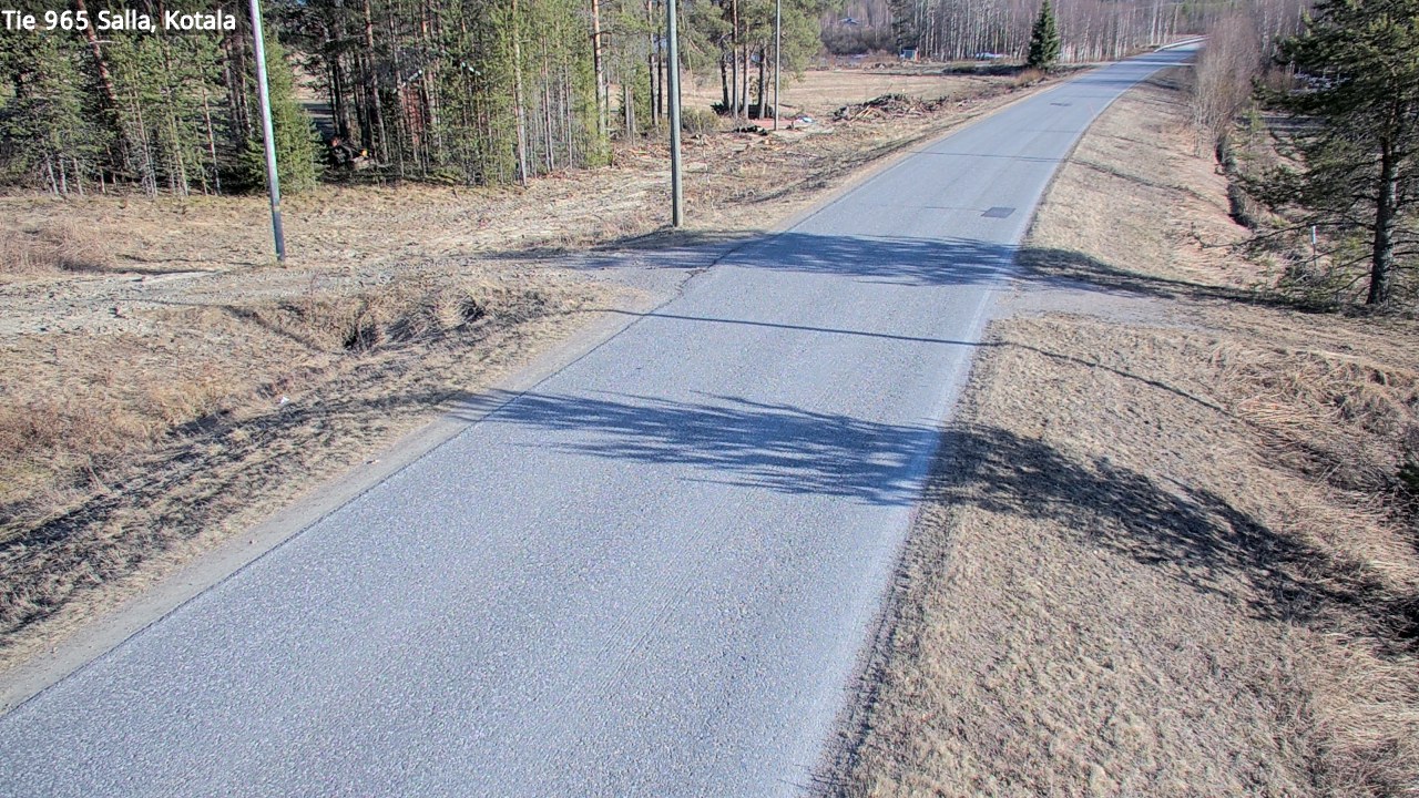 Weather Camera Image Väg 965 Salla, Kotala, Salla, Lappi