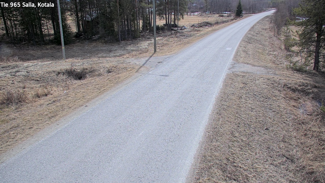 Weather Camera Image Väg 965 Salla, Kotala, Salla, Lappi
