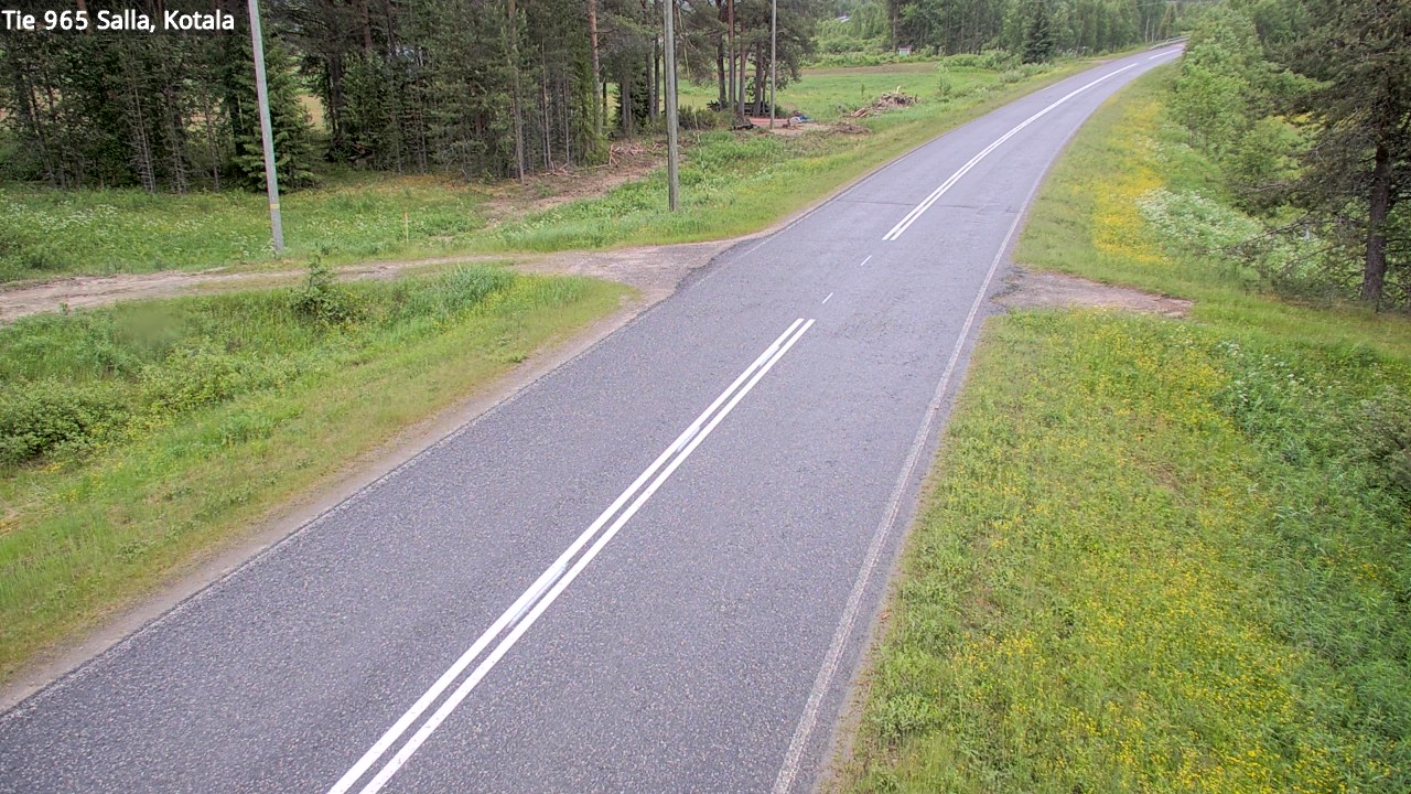 Weather Camera Image Väg 965 Salla, Kotala, Salla, Lappi