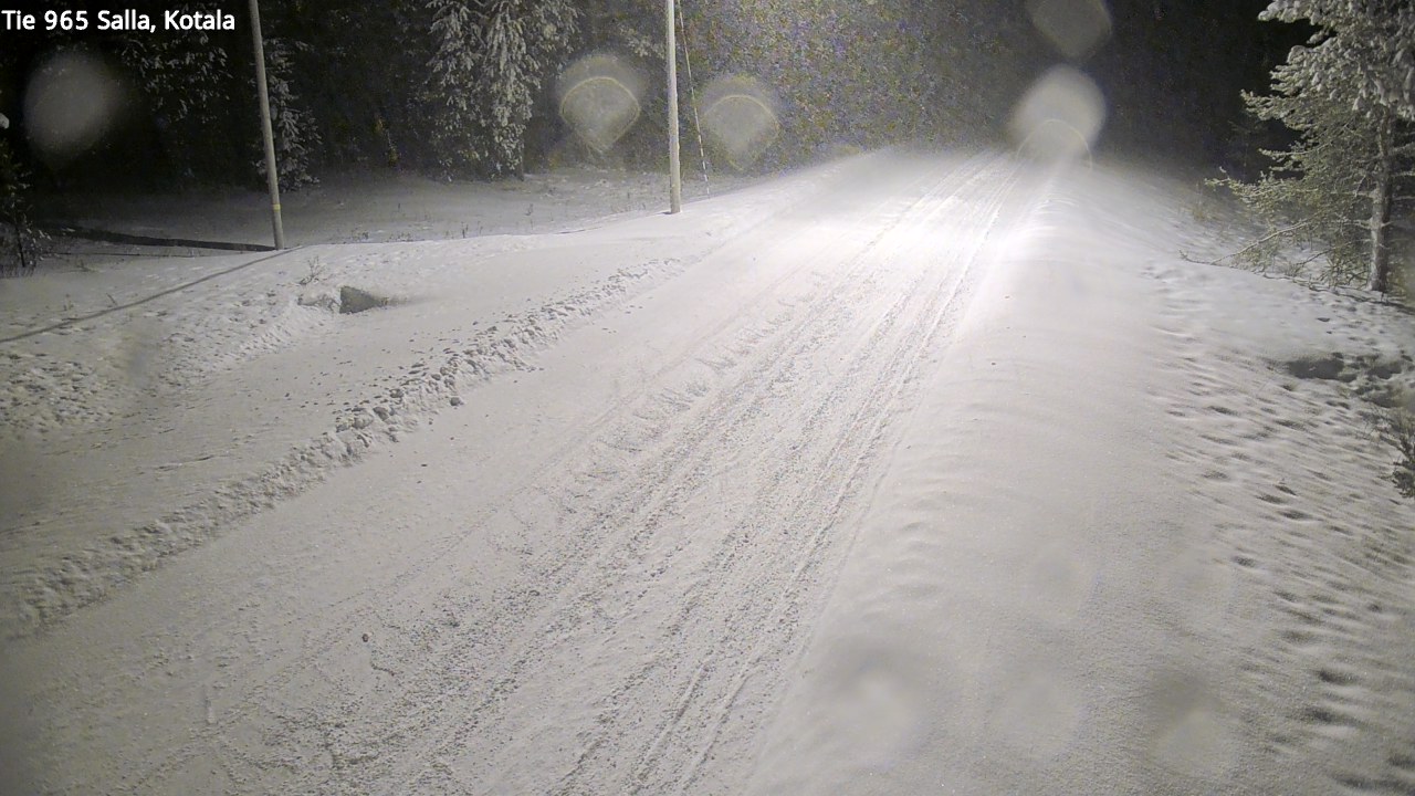 Weather Camera Image Väg 965 Salla, Kotala, Salla, Lappi