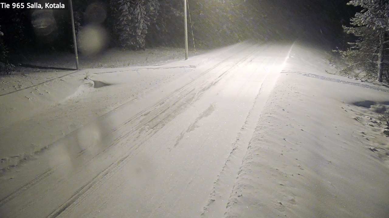 Weather Camera Image Väg 965 Salla, Kotala, Salla, Lappi