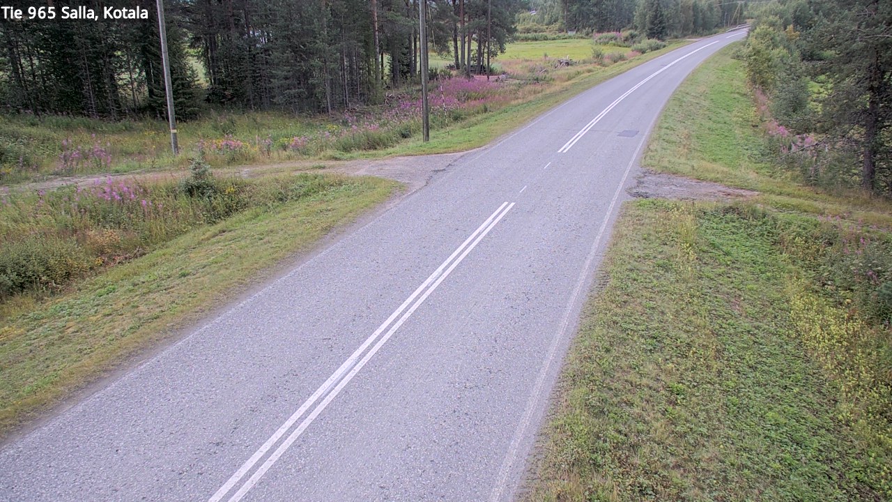 Weather Camera Image Väg 965 Salla, Kotala, Salla, Lappi