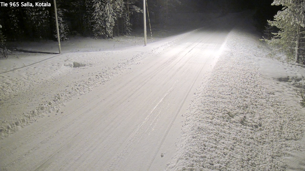 Weather Camera Image Väg 965 Salla, Kotala, Salla, Lappi