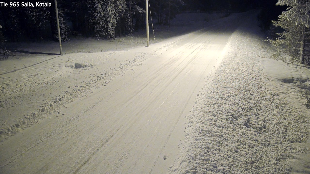 Weather Camera Image Väg 965 Salla, Kotala, Salla, Lappi