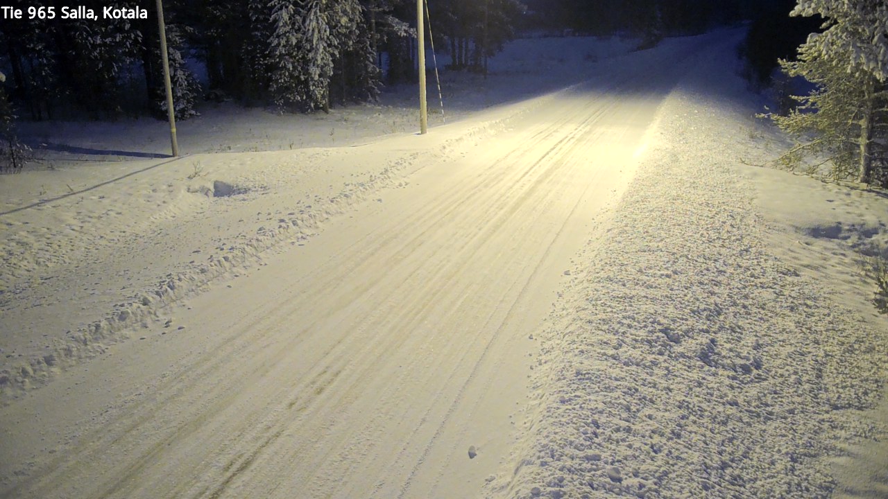Weather Camera Image Väg 965 Salla, Kotala, Salla, Lappi