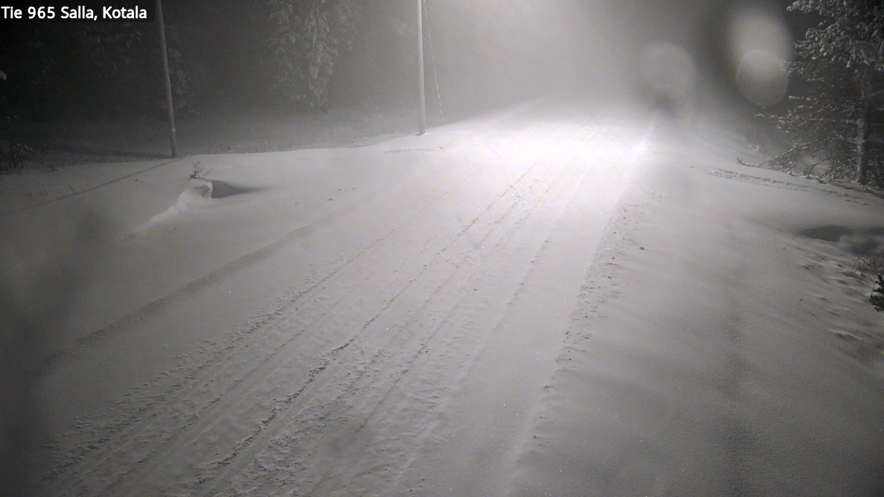 Weather Camera Image Väg 965 Salla, Kotala, Salla, Lappi
