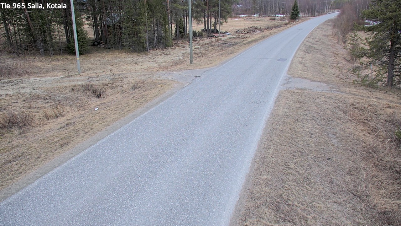 Weather Camera Image Väg 965 Salla, Kotala, Salla, Lappi
