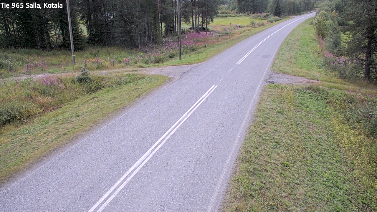 Weather Camera Image Väg 965 Salla, Kotala, Salla, Lappi