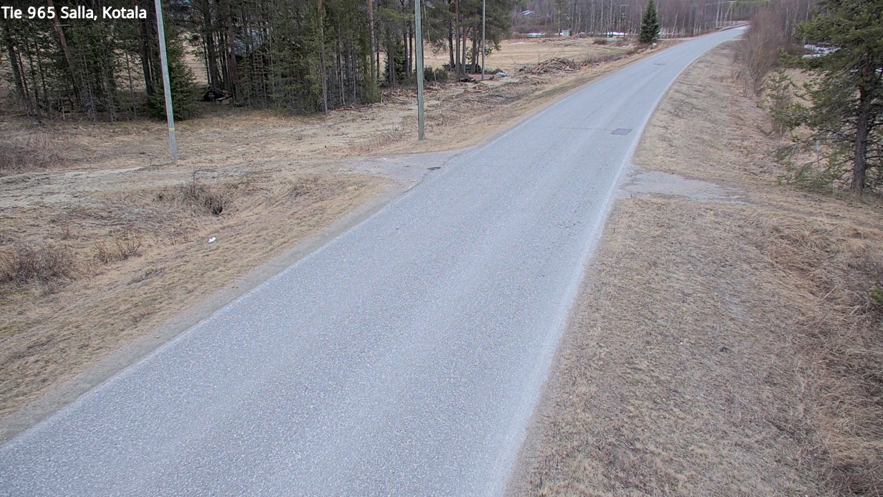 Weather Camera Image Väg 965 Salla, Kotala, Salla, Lappi