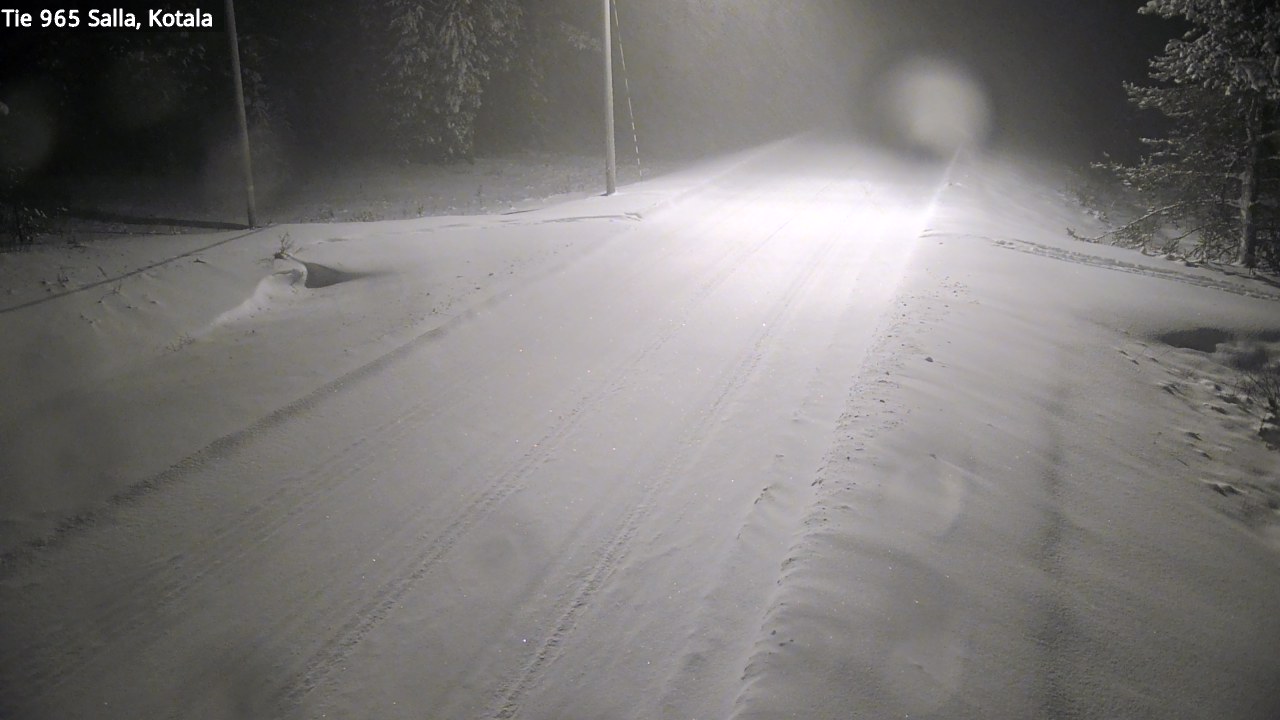 Weather Camera Image Väg 965 Salla, Kotala, Salla, Lappi