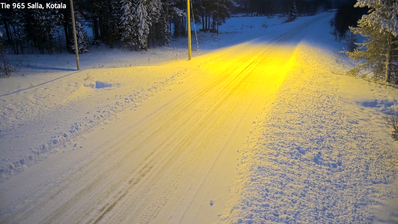 Weather Camera Image Väg 965 Salla, Kotala, Salla, Lappi