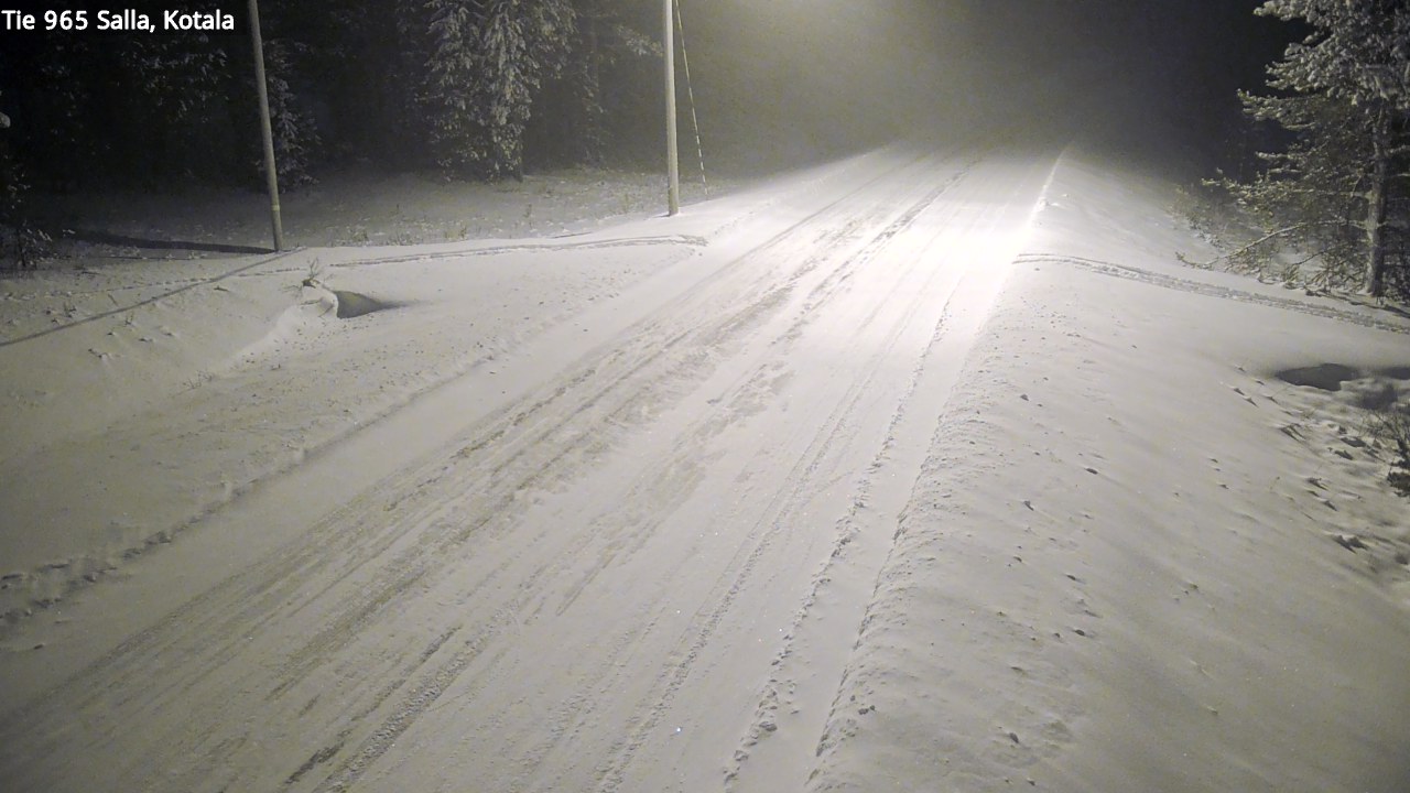 Weather Camera Image Väg 965 Salla, Kotala, Salla, Lappi