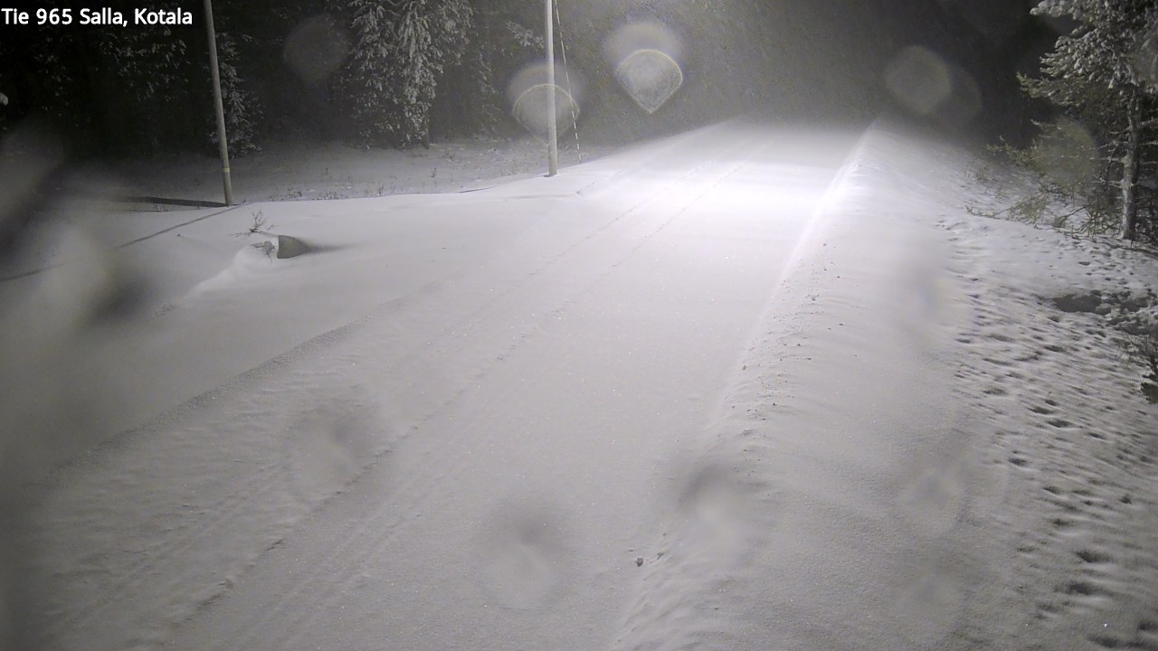 Weather Camera Image Väg 965 Salla, Kotala, Salla, Lappi