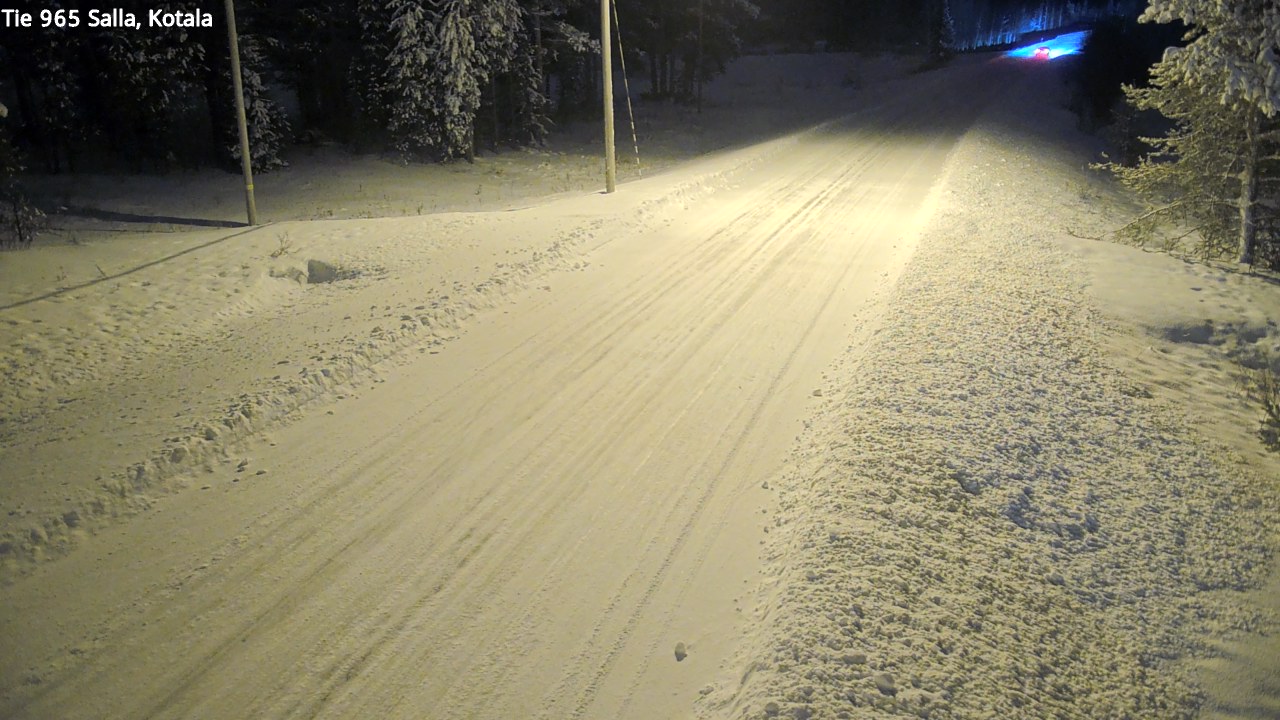 Weather Camera Image Väg 965 Salla, Kotala, Salla, Lappi