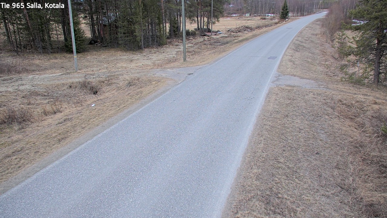 Weather Camera Image Väg 965 Salla, Kotala, Salla, Lappi