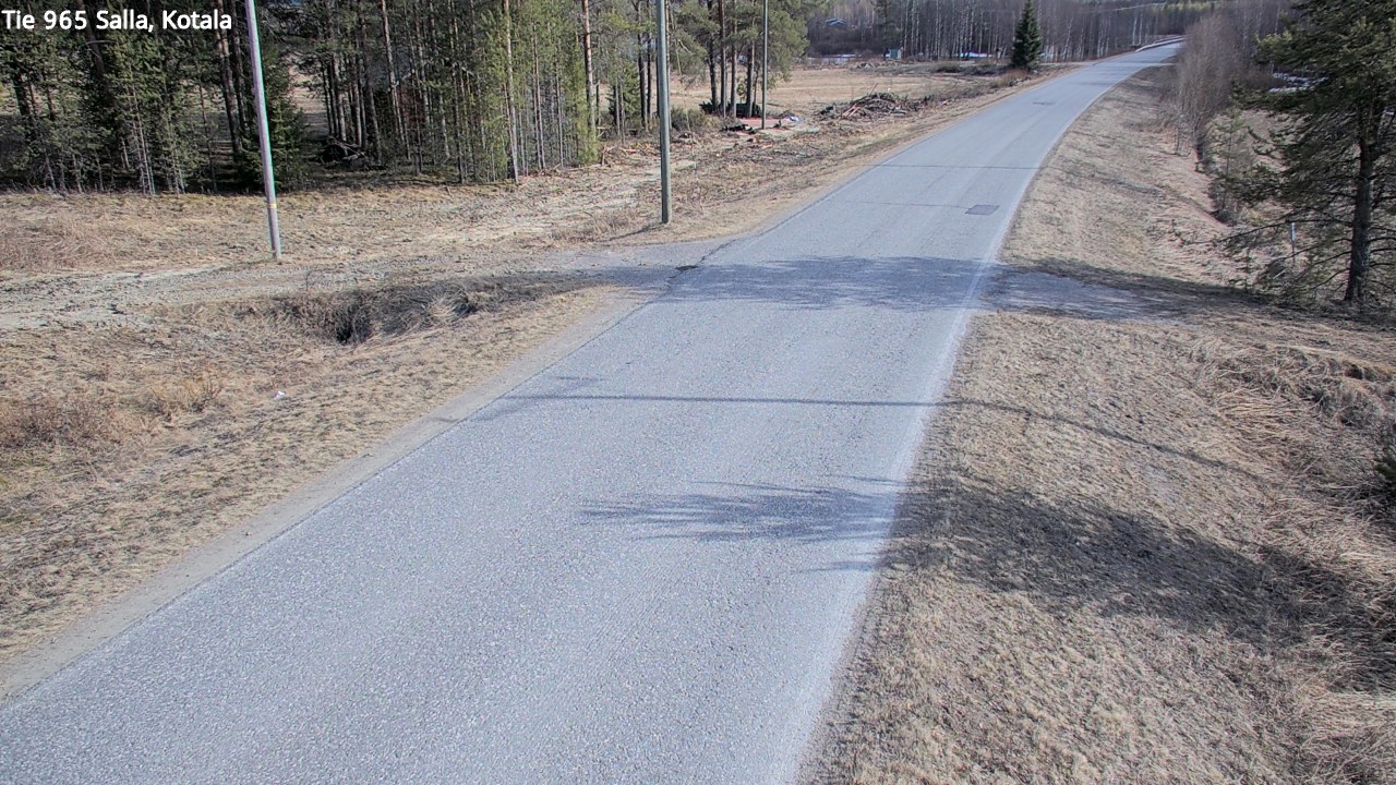 Weather Camera Image Väg 965 Salla, Kotala, Salla, Lappi
