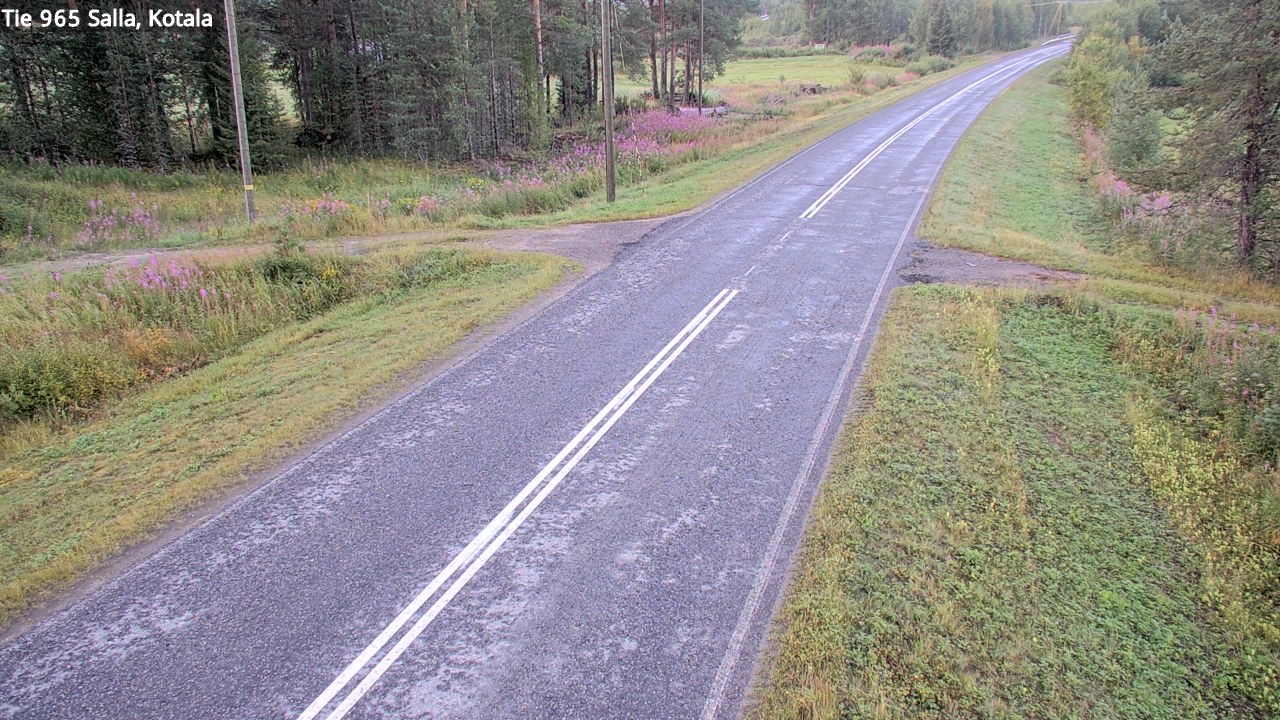 Weather Camera Image Väg 965 Salla, Kotala, Salla, Lappi