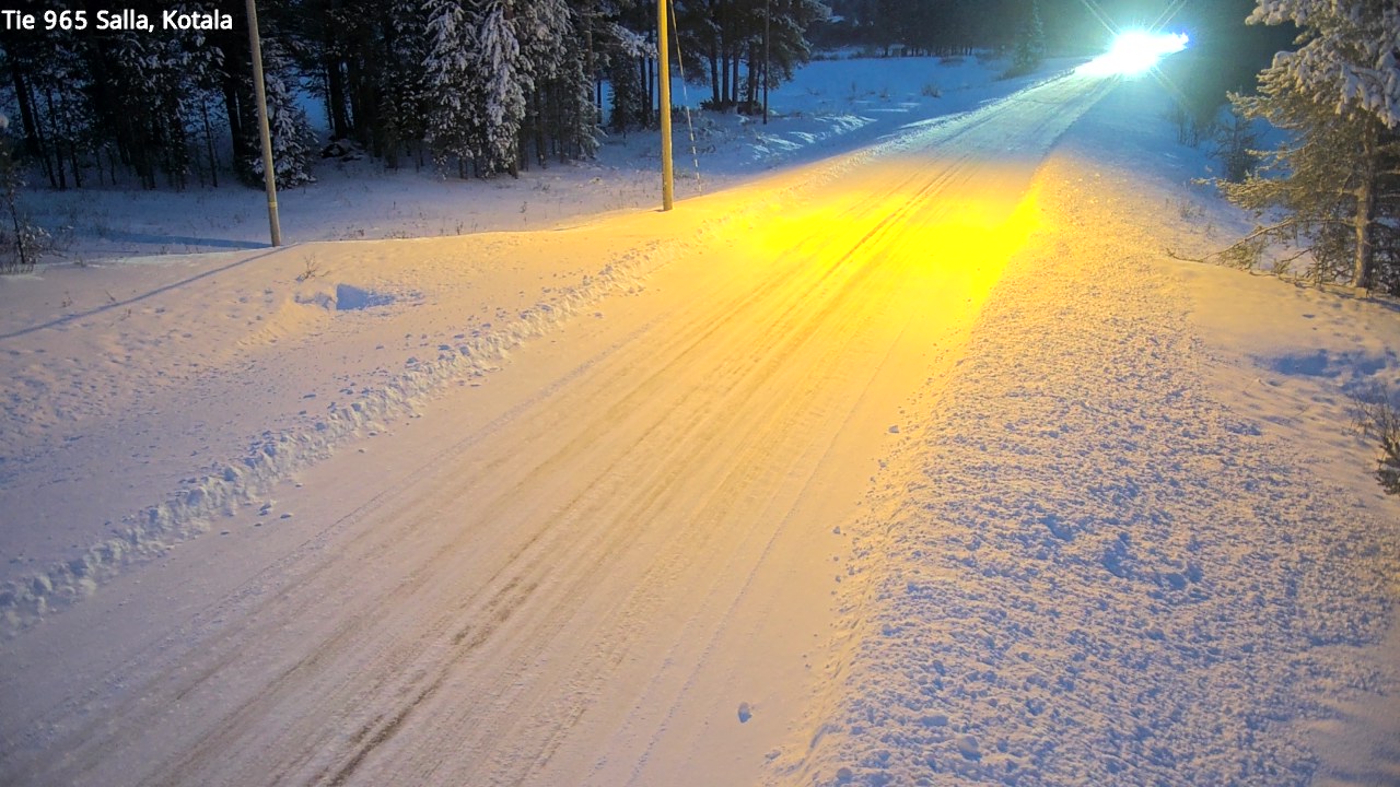 Weather Camera Image Väg 965 Salla, Kotala, Salla, Lappi