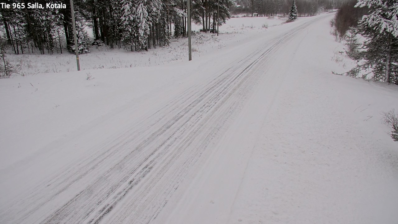 Weather Camera Image Väg 965 Salla, Kotala, Salla, Lappi