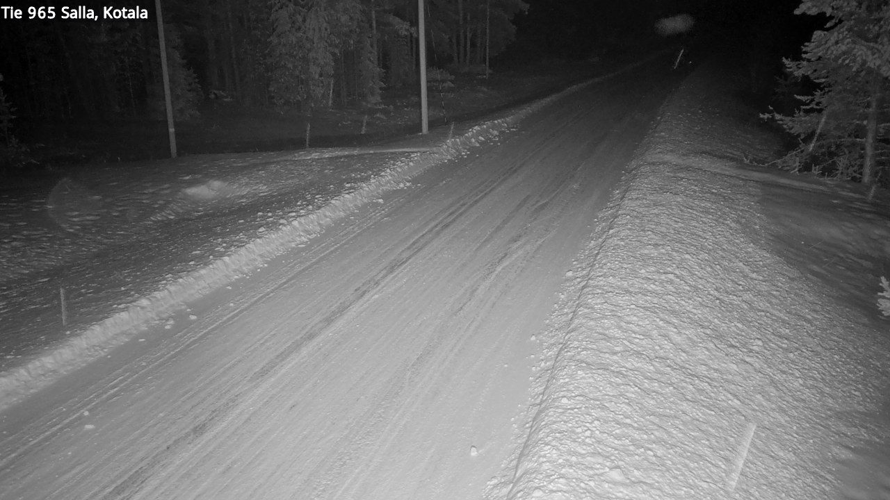 Weather Camera Image Väg 965 Salla, Kotala, Salla, Lappi