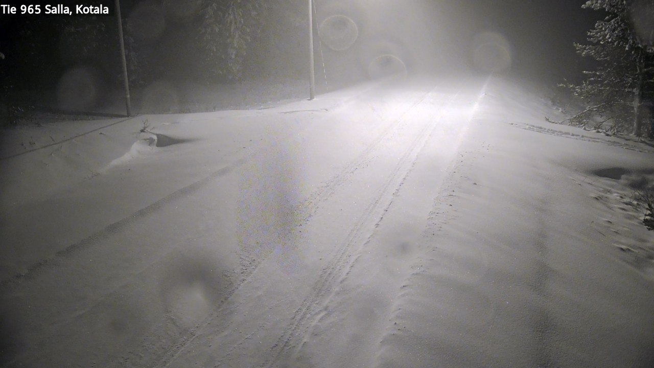 Weather Camera Image Väg 965 Salla, Kotala, Salla, Lappi