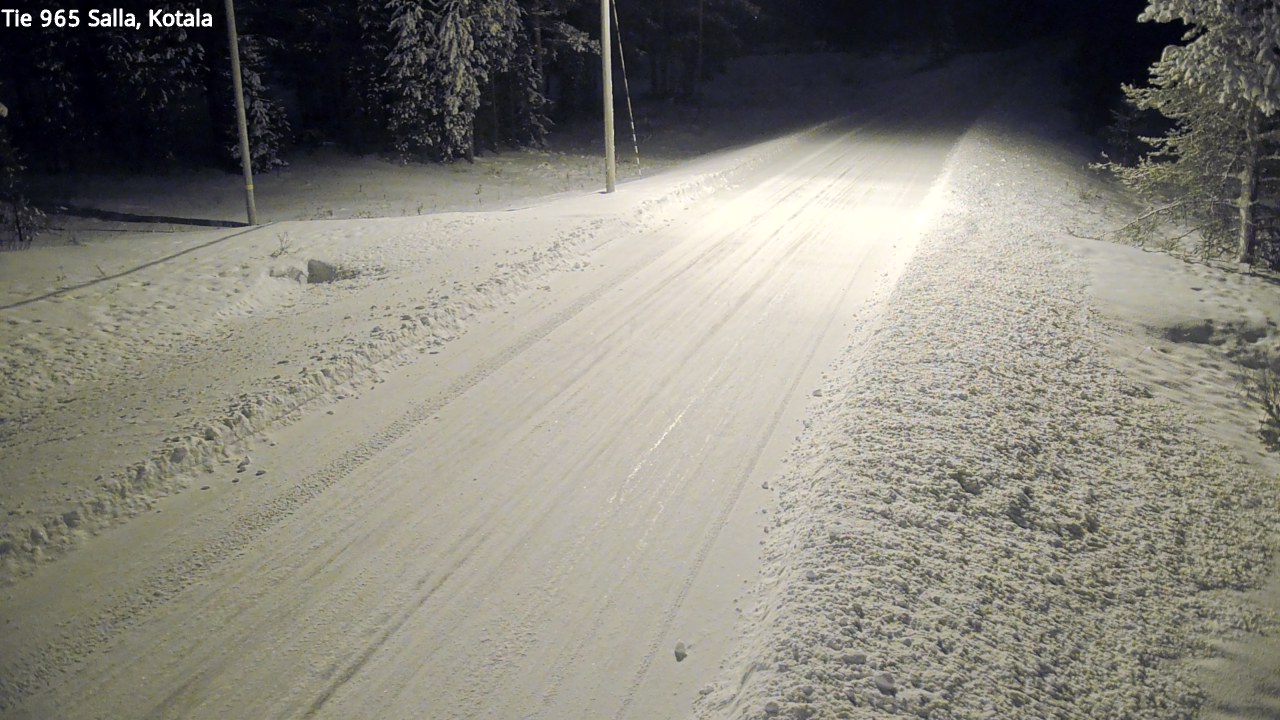 Weather Camera Image Väg 965 Salla, Kotala, Salla, Lappi