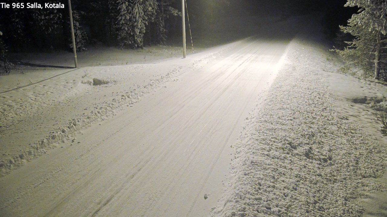 Weather Camera Image Väg 965 Salla, Kotala, Salla, Lappi