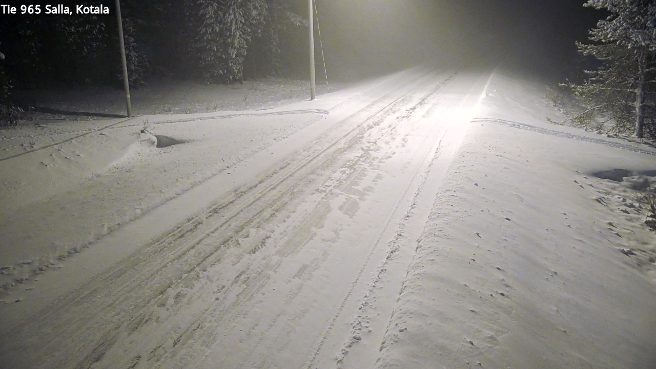 Weather Camera Image Väg 965 Salla, Kotala, Salla, Lappi