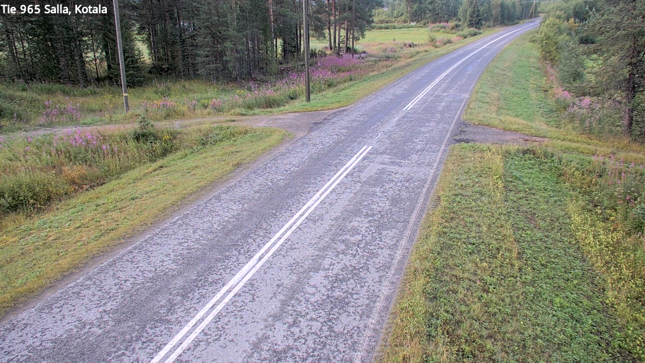 Weather Camera Image Väg 965 Salla, Kotala, Salla, Lappi