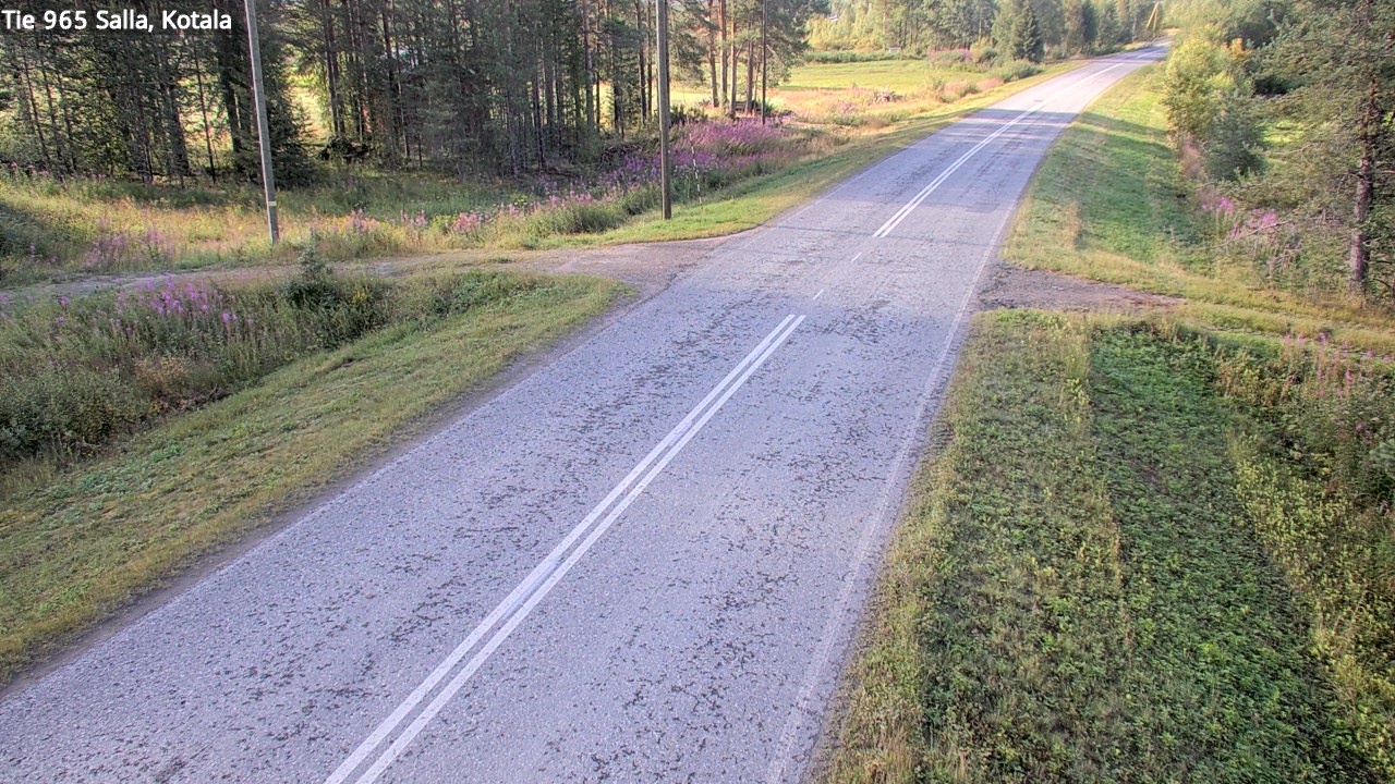 Weather Camera Image Väg 965 Salla, Kotala, Salla, Lappi