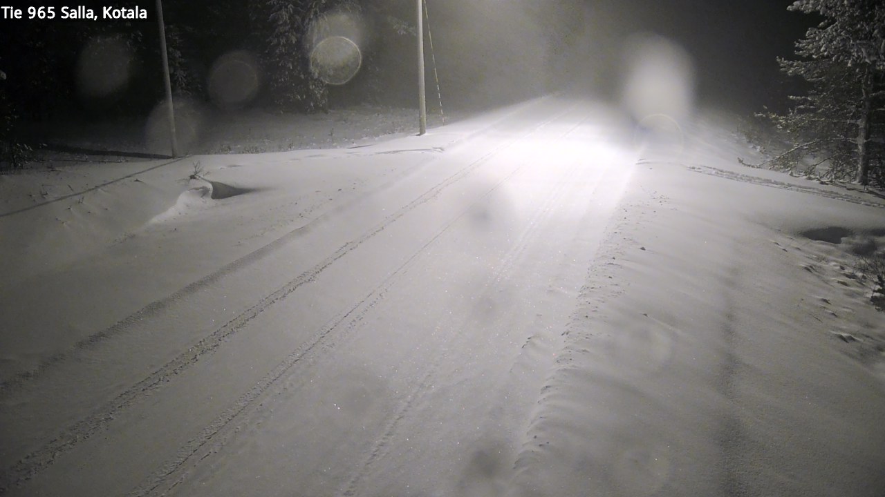 Weather Camera Image Väg 965 Salla, Kotala, Salla, Lappi