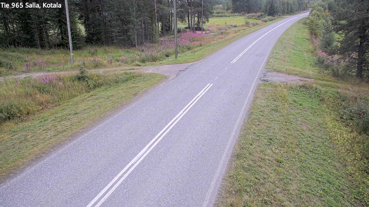 Weather Camera Image Väg 965 Salla, Kotala, Salla, Lappi