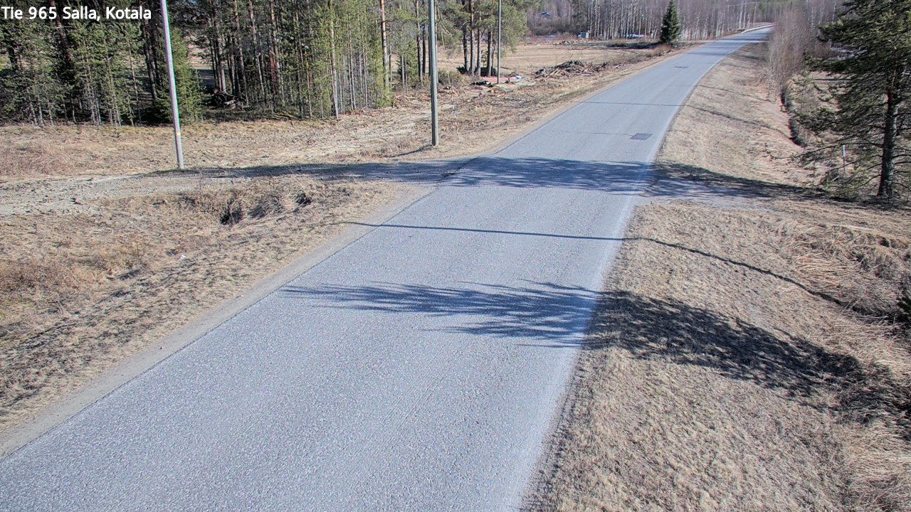 Weather Camera Image Väg 965 Salla, Kotala, Salla, Lappi