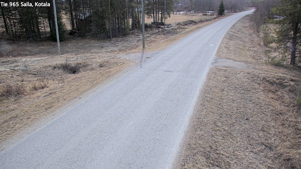 Weather Camera Image Väg 965 Salla, Kotala, Salla, Lappi