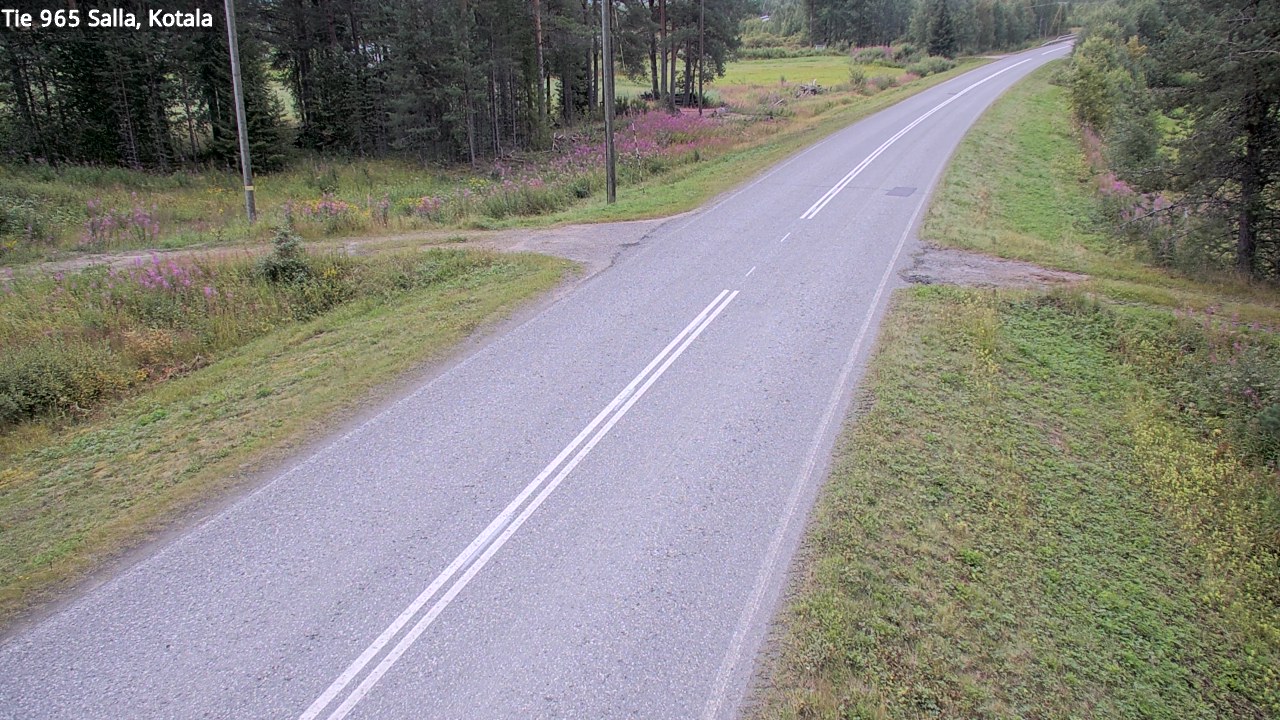 Weather Camera Image Väg 965 Salla, Kotala, Salla, Lappi