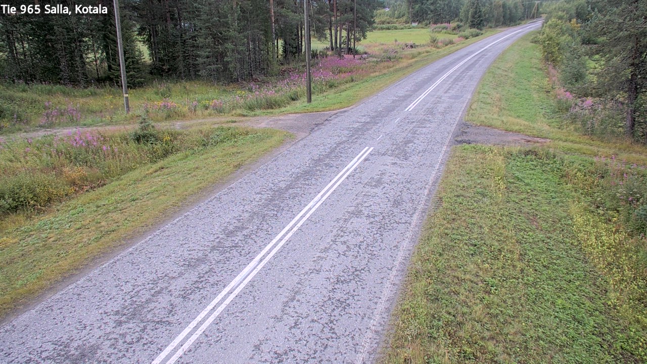 Weather Camera Image Väg 965 Salla, Kotala, Salla, Lappi