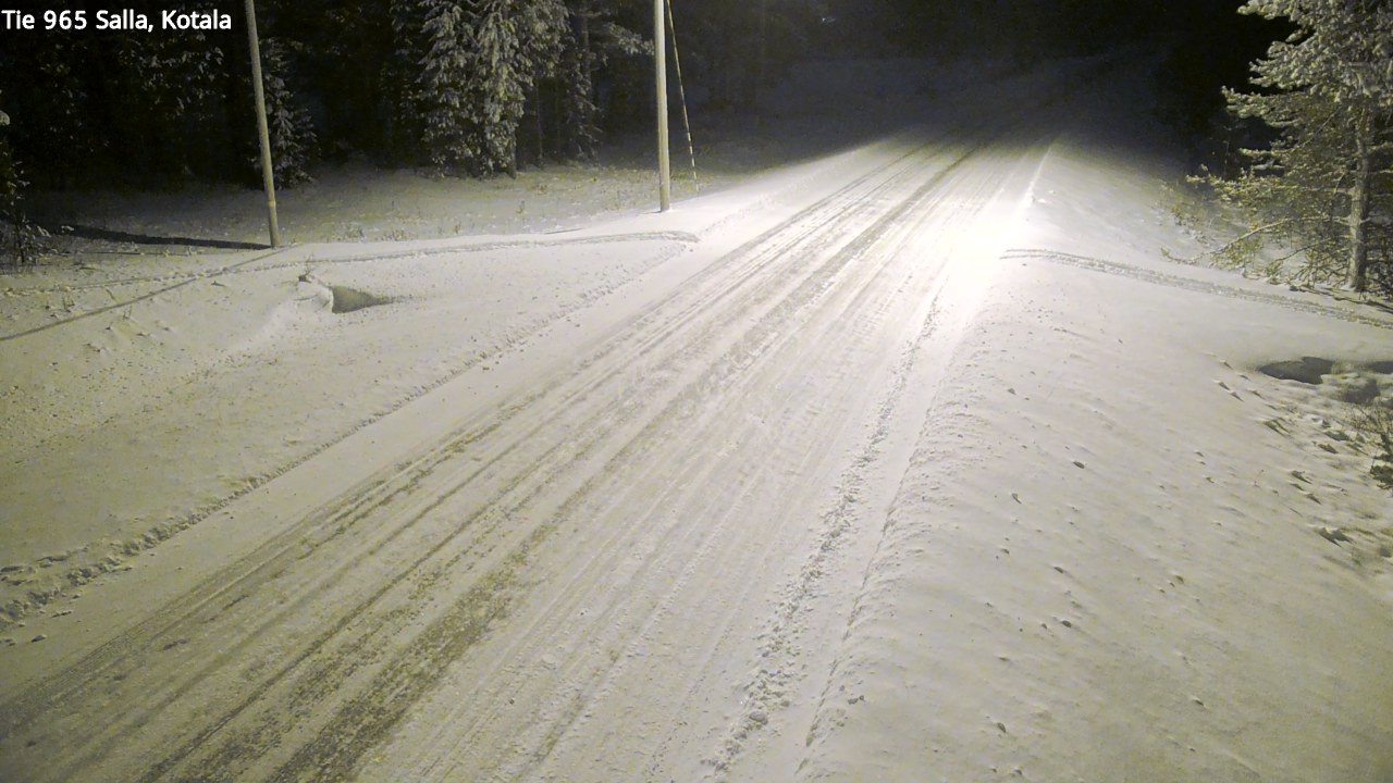 Weather Camera Image Väg 965 Salla, Kotala, Salla, Lappi